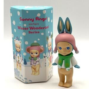 New Kewpie/Angel Mini Figure, Rabbit w/Hat & Scarf, Open Blind Box Style